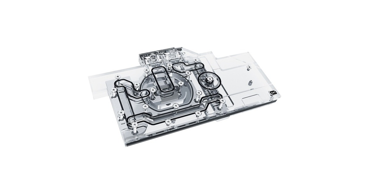 Alphacool Eisblock Aurora Acryl GPX-N RTX 3080/3090 Aorus Master/Xtreme mit Backplate, Wasserkühlung(transparent/silber)