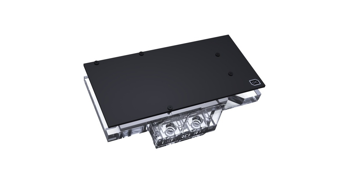 Alphacool Eisblock Aurora Acryl GPX-N RTX 3080 Founders Edition mit Backplate, Wasserkühlung(transparent/silber)