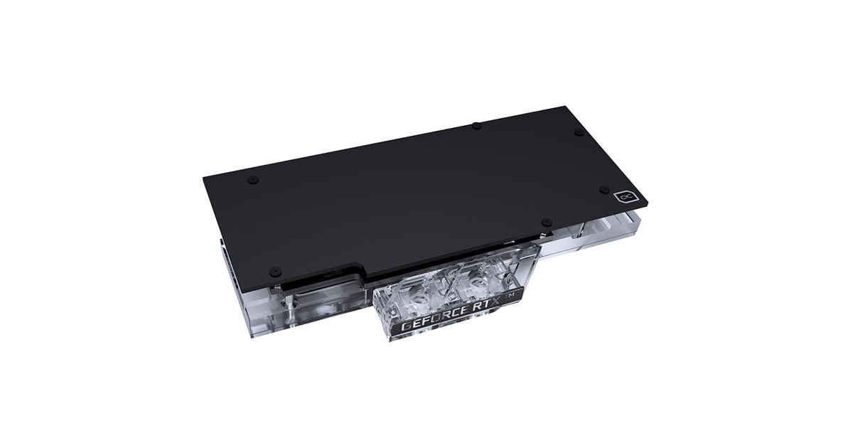 Alphacool Eisblock Aurora Acryl GPX-N RTX 3090/3080 Gaming/Eagle mit Backplate, Wasserkühlung(transparent/silber)