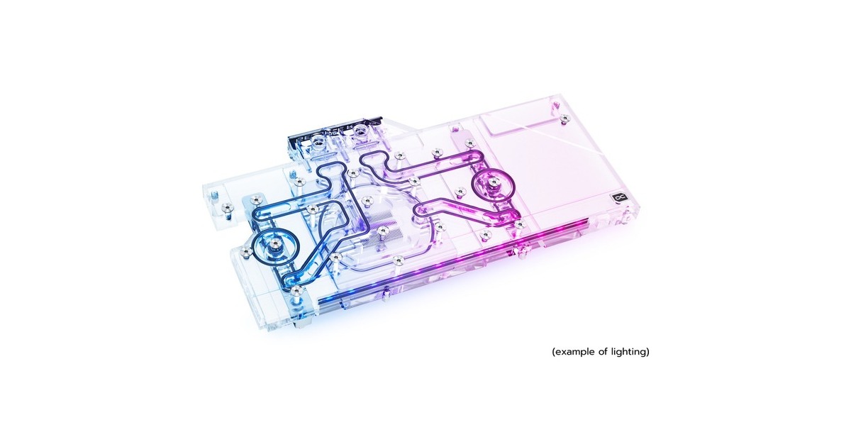 Alphacool Eisblock Aurora Acryl GPX-N RTX 3090/3080 TI HOF, Wasserkühlung(transparent/silber, inkl. Backplate)