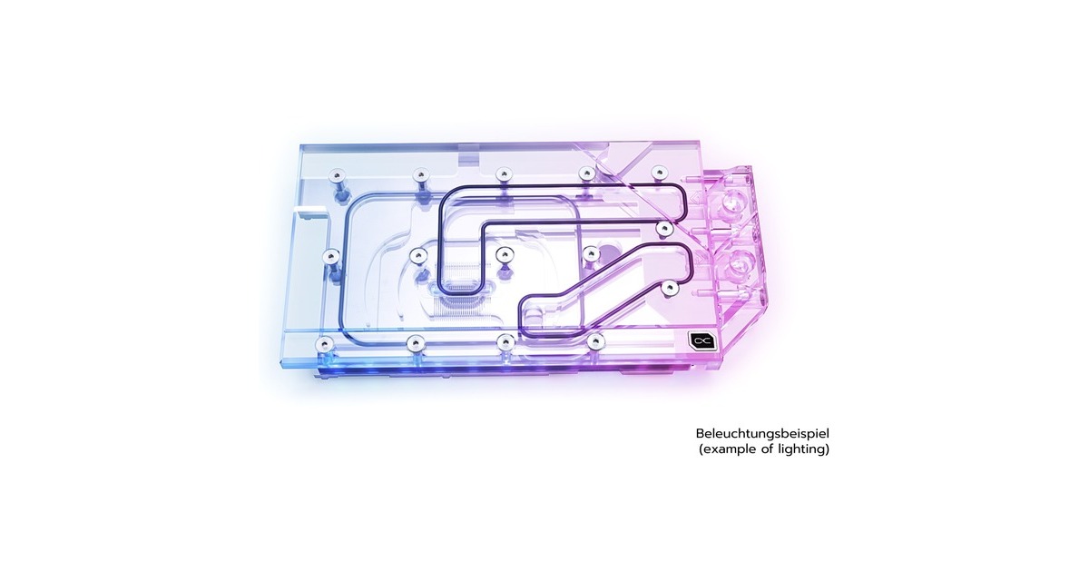 Alphacool Eisblock Aurora Acryl GPX-N RTX 3090 Founders Edition mit Backplate, Wasserkühlung(transparent/silber)