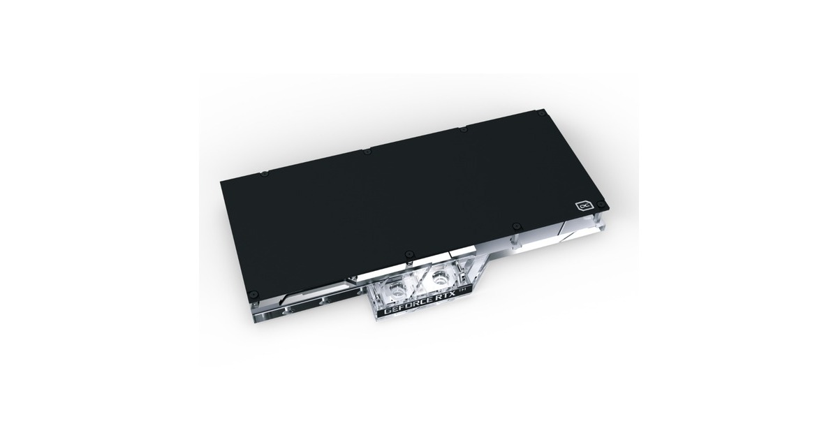 Alphacool Eisblock Aurora Acryl GPX-N RTX 3090 TI FTW3 Ultra mit Backplate, Wasserkühlung(transparent/silber)