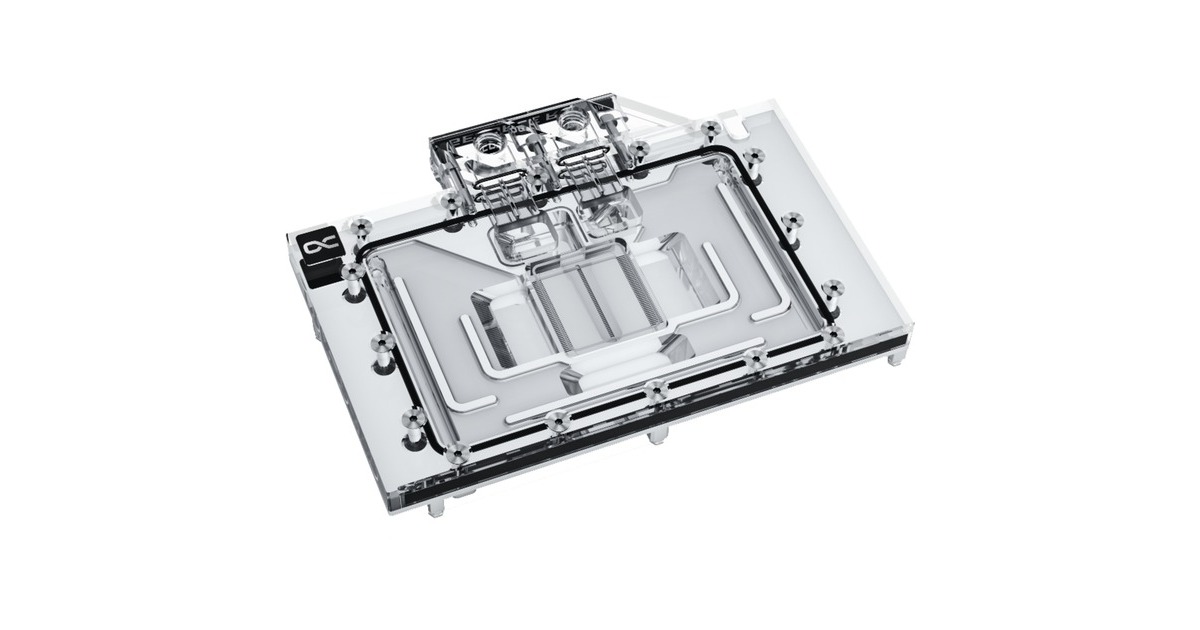 Alphacool Eisblock Aurora Acryl GPX-N RTX 4090 Reference mit Backplate, Wasserkühlung(transparent/silber) Alphacool Eisblock Aurora Acryl GPX-N RTX 4090 Reference mit Backplate, Wasserkühlung(transparent/silber)
