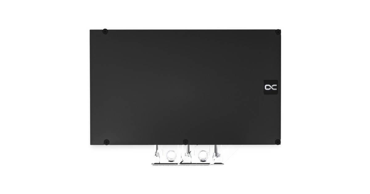 Alphacool Eisblock Aurora Acryl GPX-N RTX 4090 Reference mit Backplate, Wasserkühlung(transparent/silber)