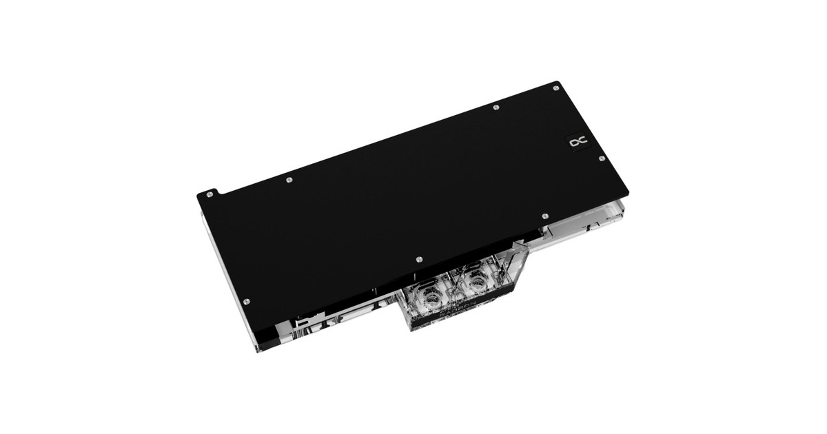 Alphacool Eisblock Aurora Acryl RX 7900XTX/XT Nitro mit Backplate, Wasserkühlung(chrom/transparent)