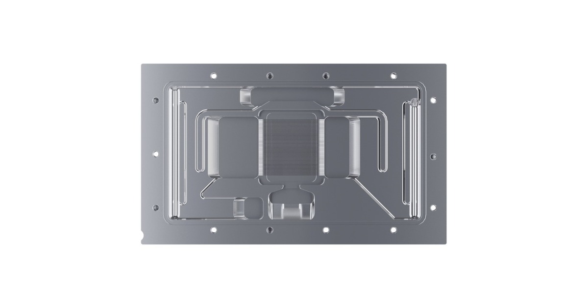 Alphacool Eisblock Aurora Acryl RX 7900XTX/XT Nitro mit Backplate, Wasserkühlung(chrom/transparent)