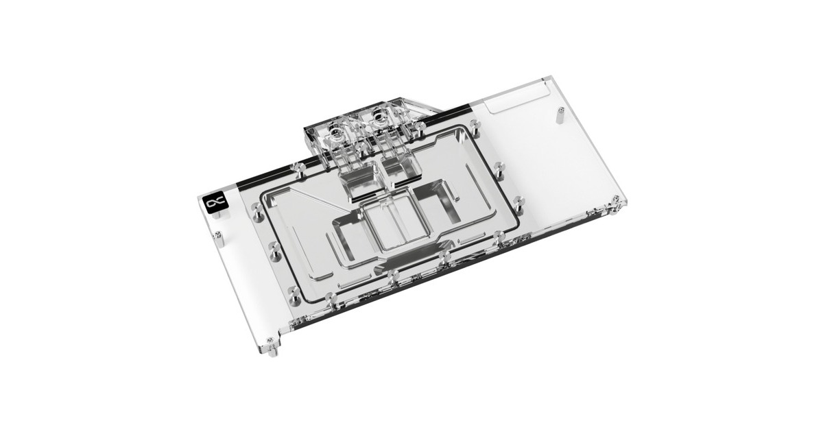 Alphacool Eisblock Aurora Acryl RX 7900XTX/XT Taichi/Phantom mit Backplate, Wasserkühlung(chrom/transparent) Alphacool Eisblock Aurora Acryl RX 7900XTX/XT Taichi/Phantom mit Backplate, Wasserkühlung(chrom/transparent)