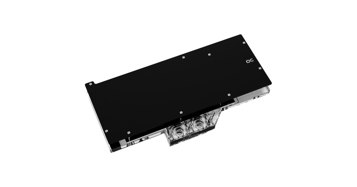 Alphacool Eisblock Aurora Acryl RX 7900XTX/XT Toxic mit Backplate, Wasserkühlung(chrom/transparent)