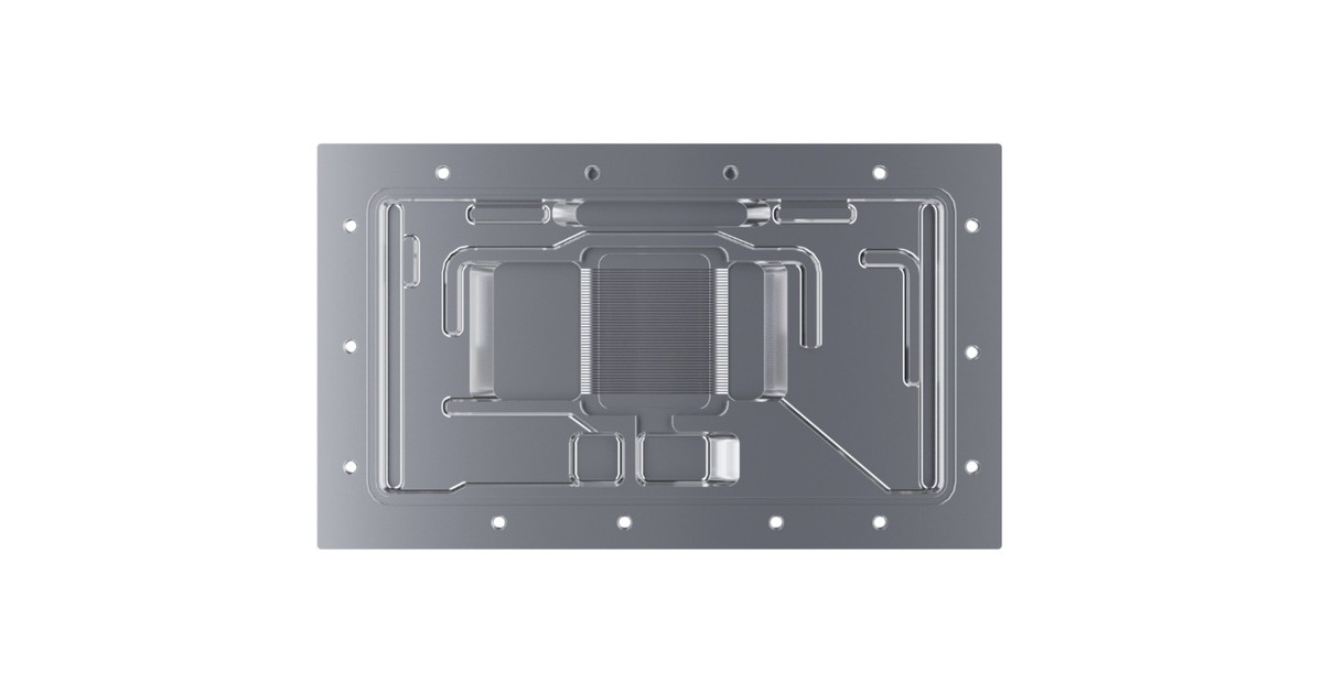 Alphacool Eisblock Aurora Acryl RX 7900XTX/XT Toxic mit Backplate, Wasserkühlung(chrom/transparent)