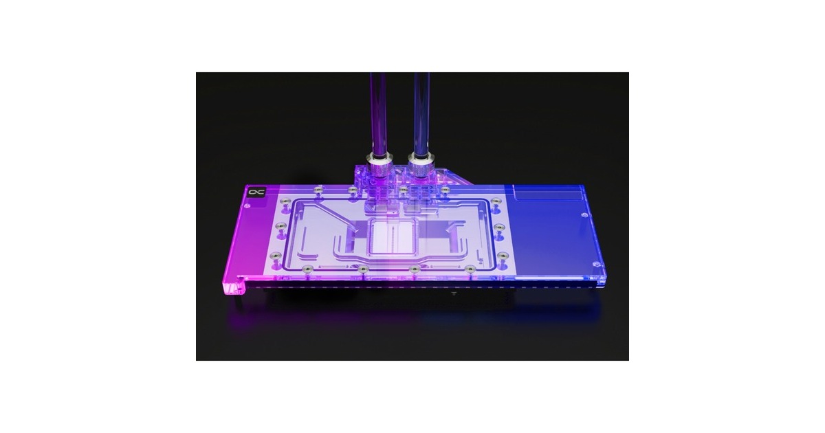 Alphacool Eisblock Aurora Acryl RX 7900XTX/XT Toxic mit Backplate, Wasserkühlung(chrom/transparent)