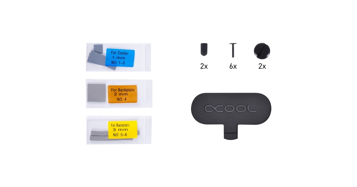 Alphacool Eisblock Aurora GPX-N Acryl Active Backplate 3080/3090 Gaming/Eagle