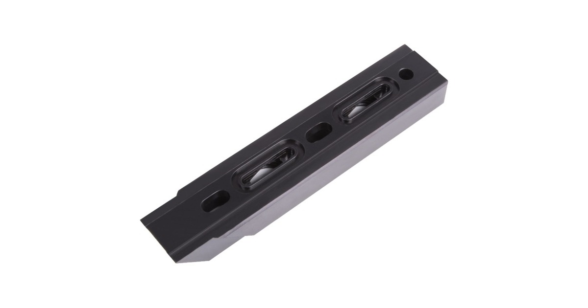 Alphacool Eisblock Aurora Terminal flat straight - Acetal, Verbindung