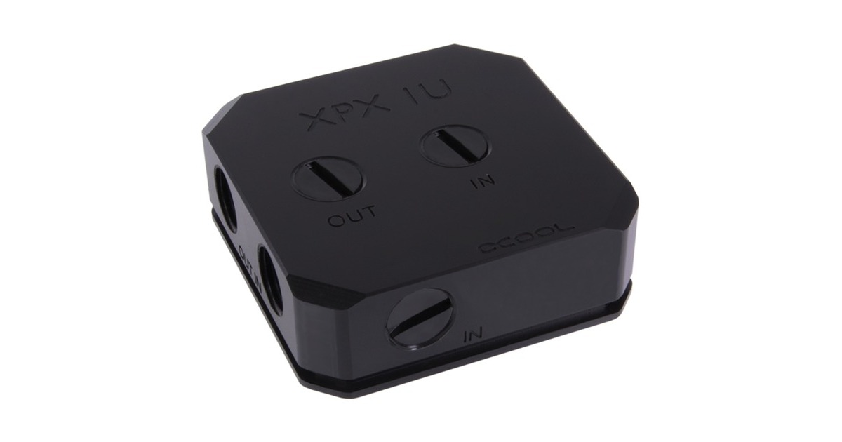 Alphacool Eisblock XPX 1U - Black Acetal Version, CPU-Kühler(schwarz)