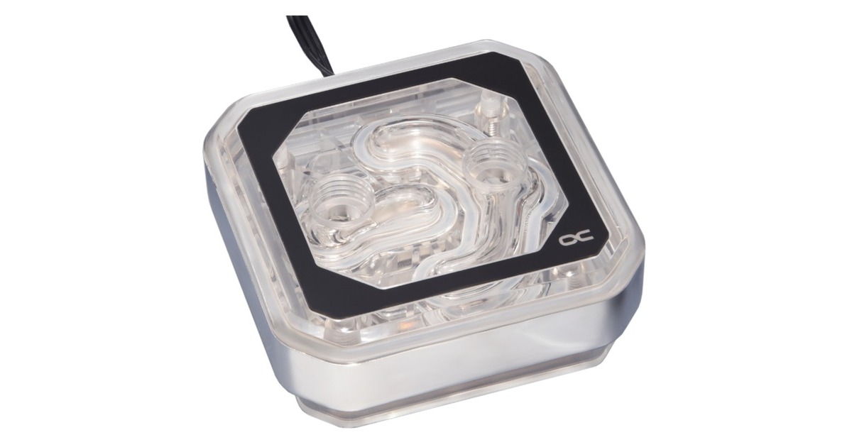 Alphacool Eisblock XPX Aurora Acryl Chrome, CPU-Kühler(transparent)