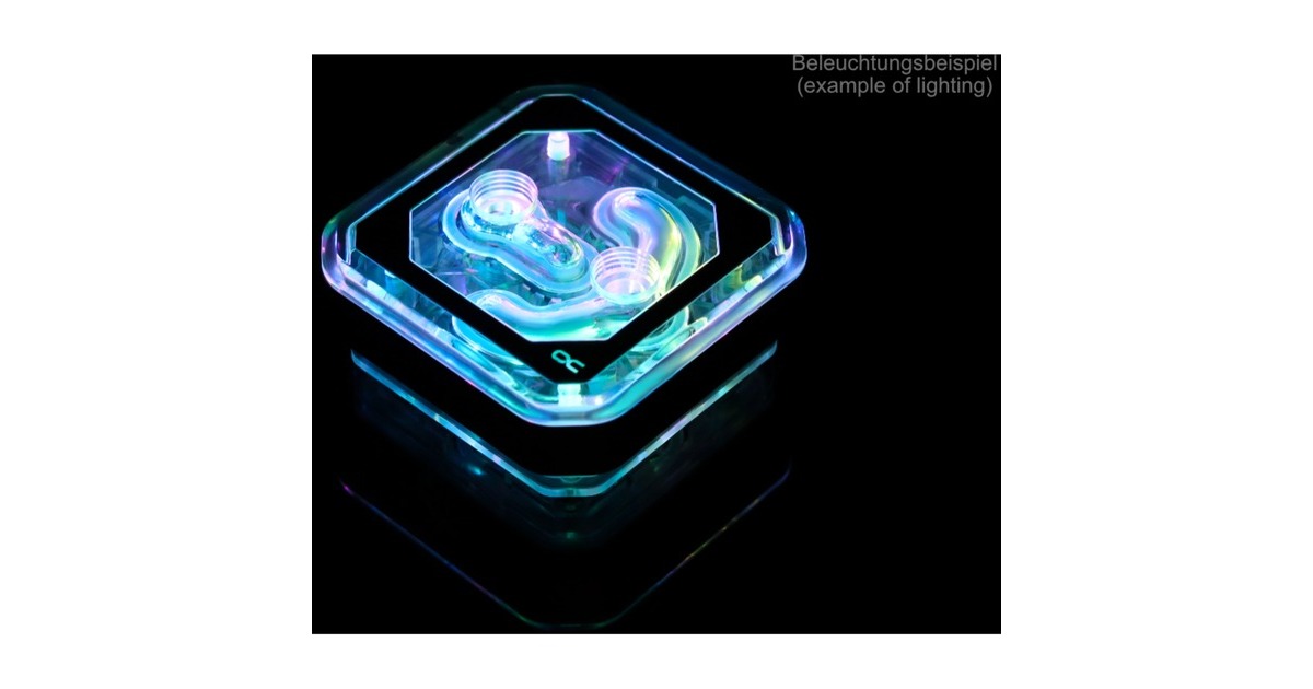Alphacool Eisblock XPX Aurora Acryl Chrome, CPU-Kühler(transparent)