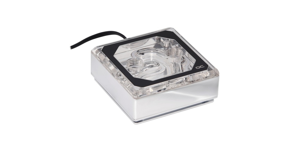 Alphacool Eisblock XPX Aurora Edge Acryl Chrome , CPU-Kühler(transparent/chrom)