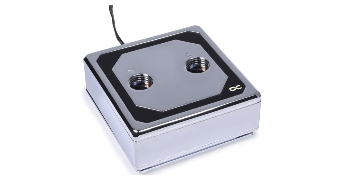 Alphacool Eisblock XPX Aurora Edge - Full Brass Chrome Digital RGB, CPU-Kühler(chrom)