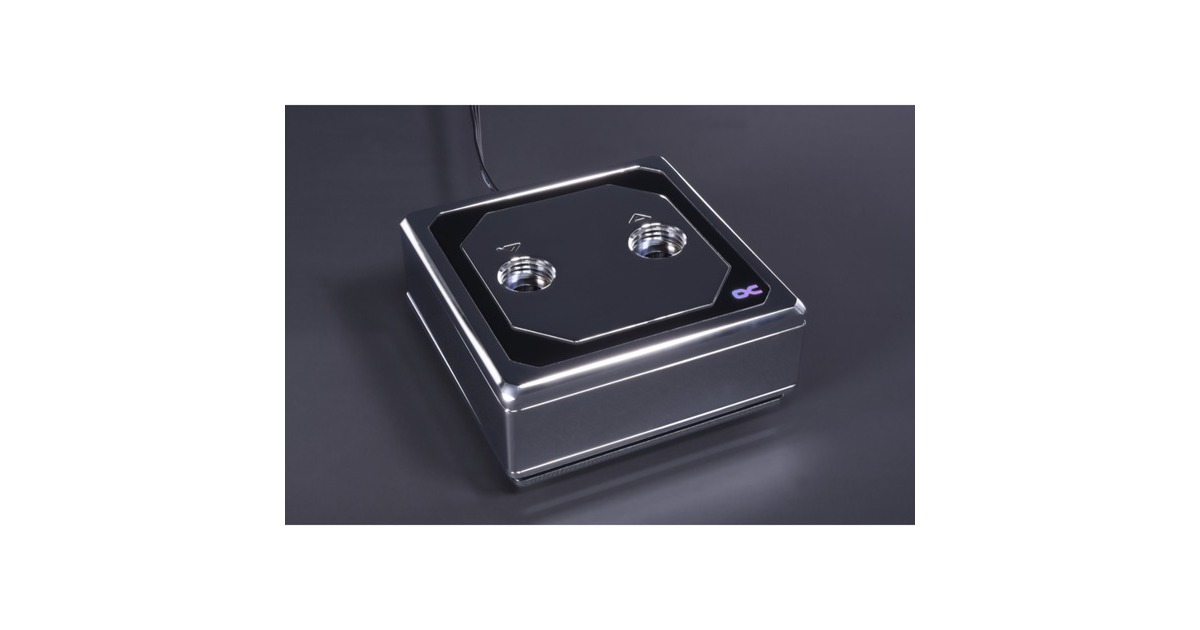 Alphacool Eisblock XPX Aurora Edge - Full Brass Chrome Digital RGB, CPU-Kühler(chrom)