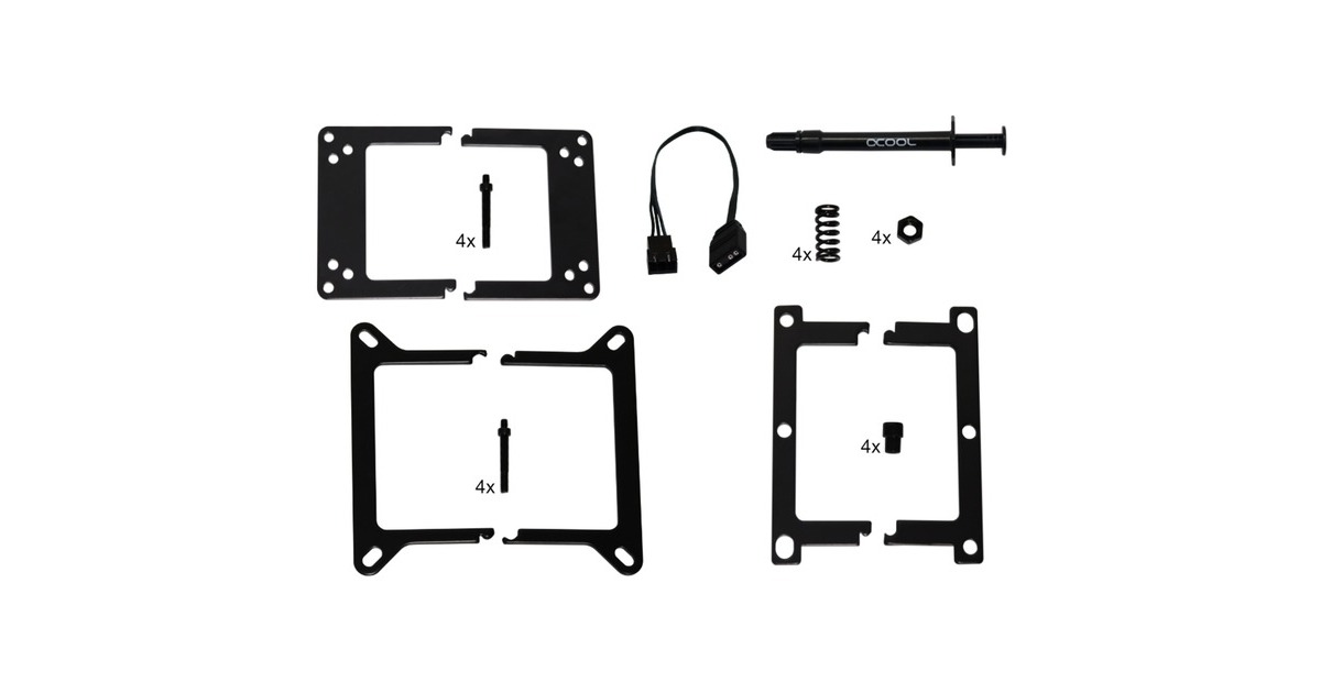 Alphacool Eisblock XPX Aurora PRO Acryl Black, CPU-Kühler(schwarz/transparent)