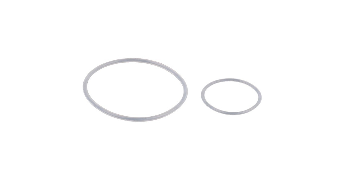 Alphacool Eisblock XPX O-Ring Kit, 2-teilig, Dichtung(transparent, für Wasserkühlung)