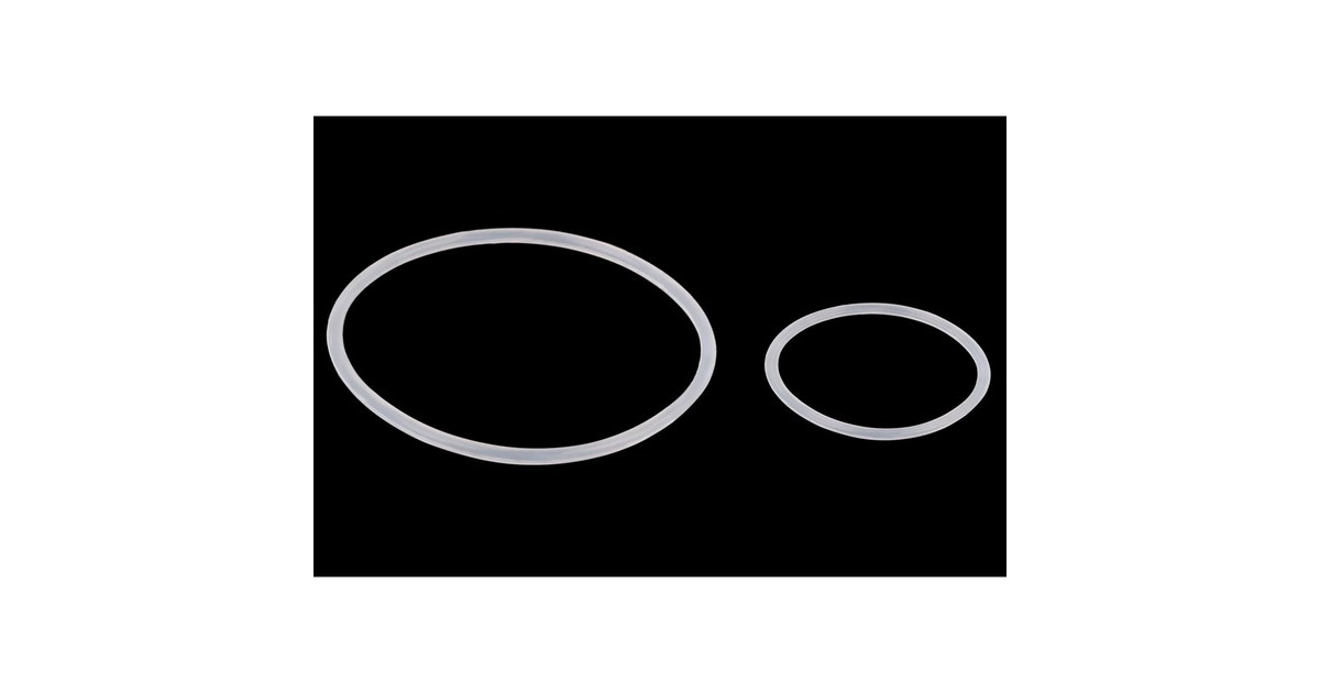 Alphacool Eisblock XPX O-Ring Kit, 2-teilig, Dichtung(transparent, für Wasserkühlung)