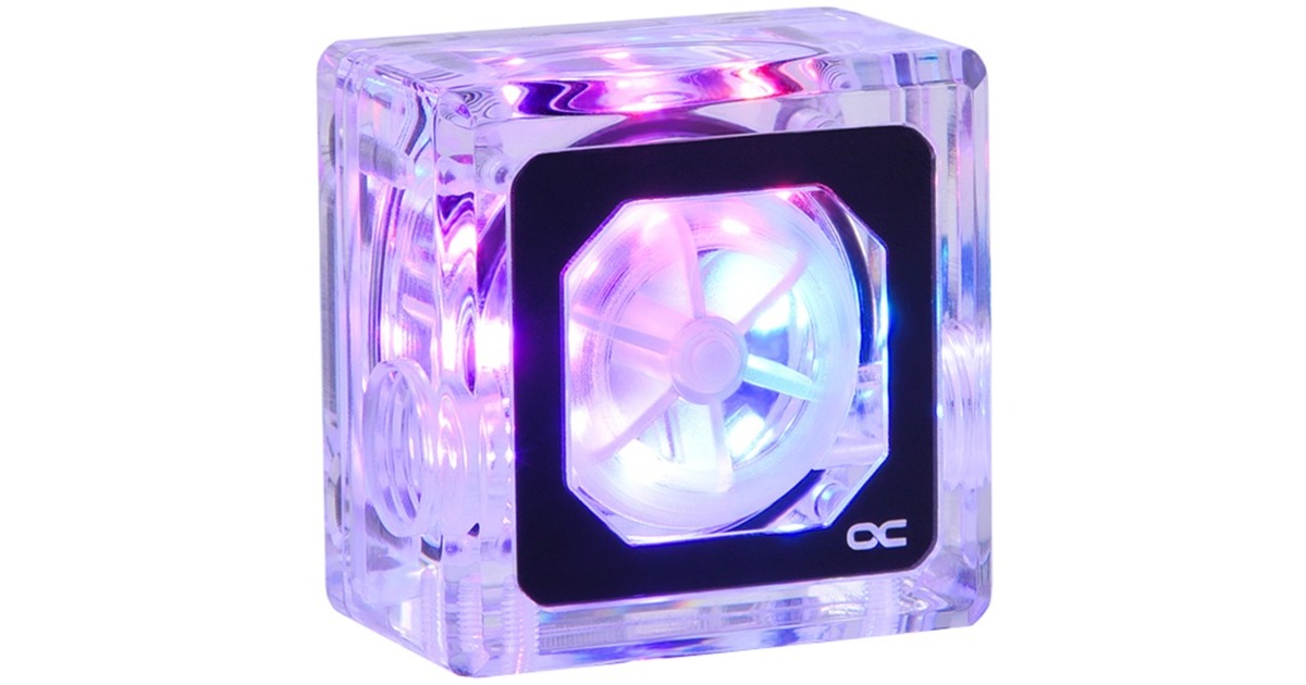 Alphacool Eisfluegel Aurora Durchflussanzeiger "HighFlow" mit Tachosignal(transparent)