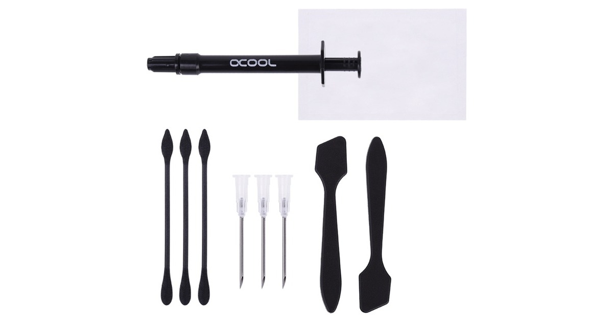 Alphacool Eisfrost Xtreme Flüssigmetall Wärmeleitpaste 1g, Wärmeleitpasten(silber)