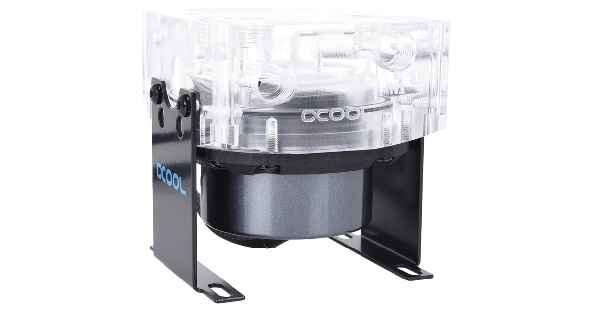 Alphacool Eispumpe VPP755 - G1/4 IG inkl. Eisdecke D5 - Acryl V.3(schwarz/transparent)
