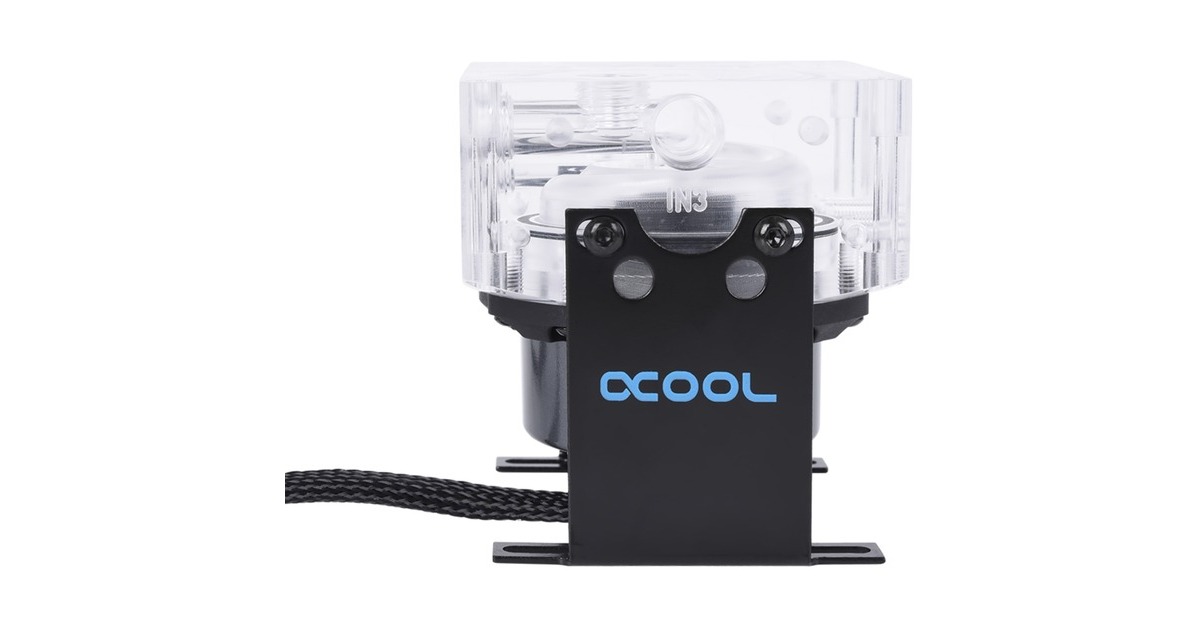 Alphacool Eispumpe VPP755 - G1/4 IG inkl. Eisdecke D5 - Acryl V.3(schwarz/transparent)