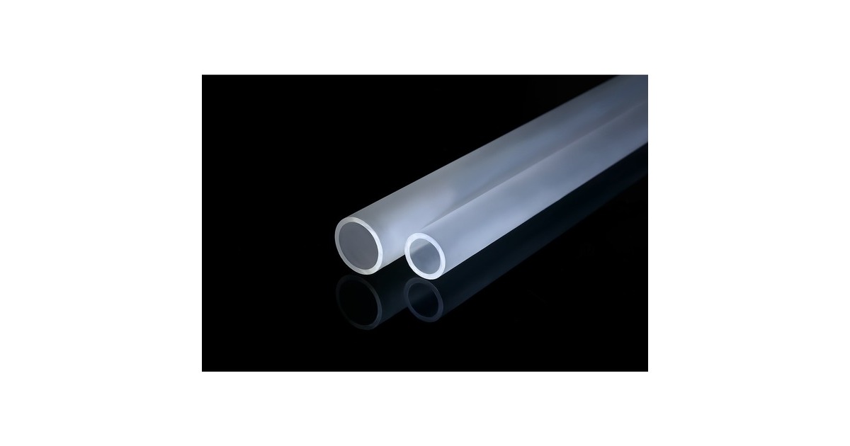 Alphacool Eisrohr 13/10mm Acryl (PMMA) HardTube Satin 80 cm(transparent, 4er Set)