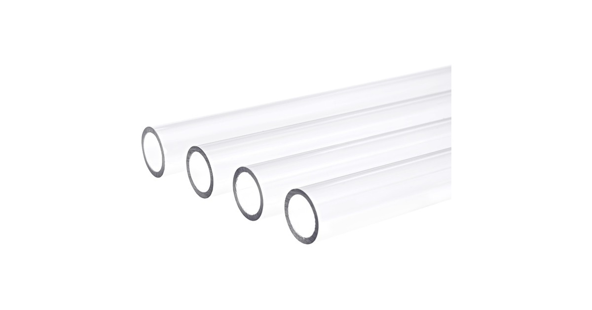 Alphacool Eisrohr 13/10mm PETG HardTube 60cm(transparent, 4er Set)