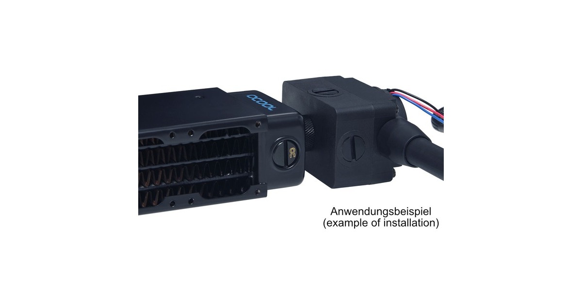 Alphacool Eisstation 40 DC-LT - Behälter, Ausgleichsbehälter(schwarz)