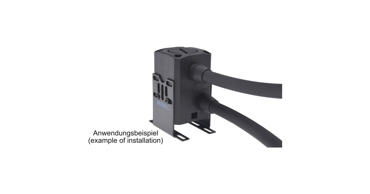 Alphacool Eisstation 80 DC-LT - Behälter, Ausgleichsbehälter(schwarz)