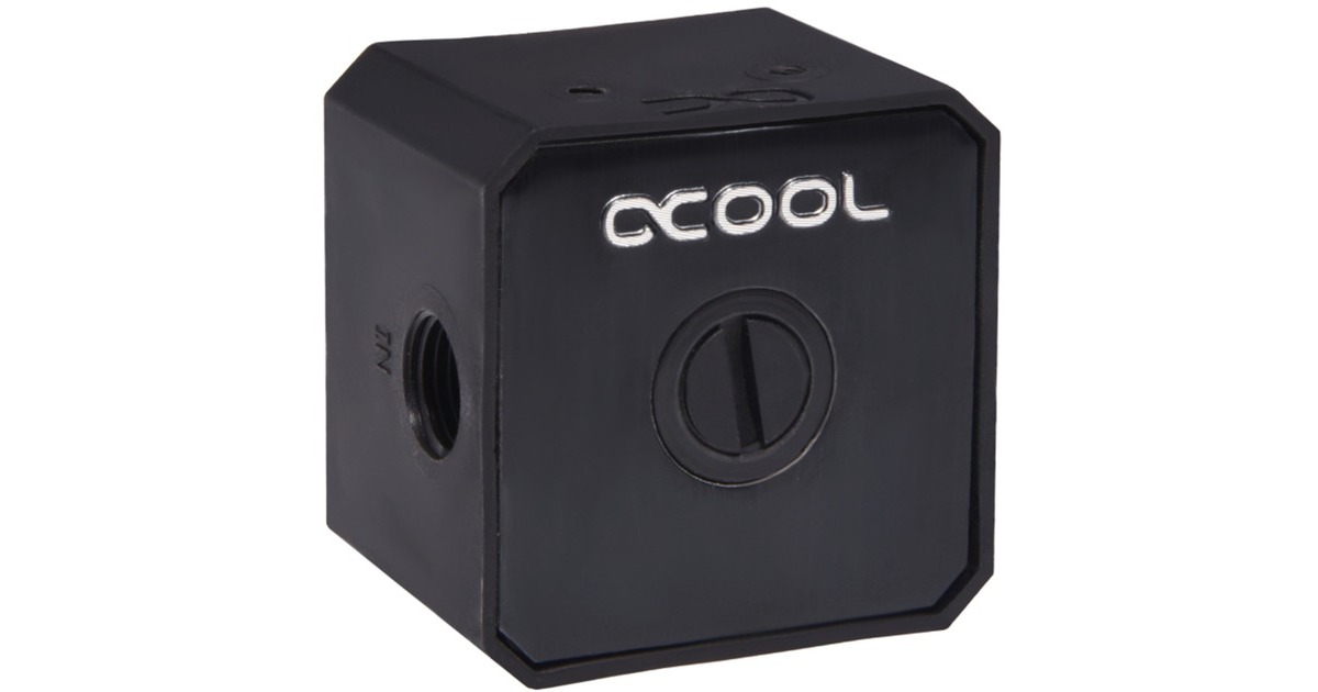 Alphacool Eisstation DC-LT - Solo Top, Adapter(schwarz, Ergänzung für DC-LT Pumpe)