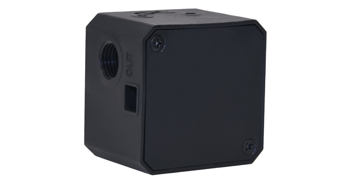 Alphacool Eisstation DC-LT - Solo Top, Adapter(schwarz, Ergänzung für DC-LT Pumpe)