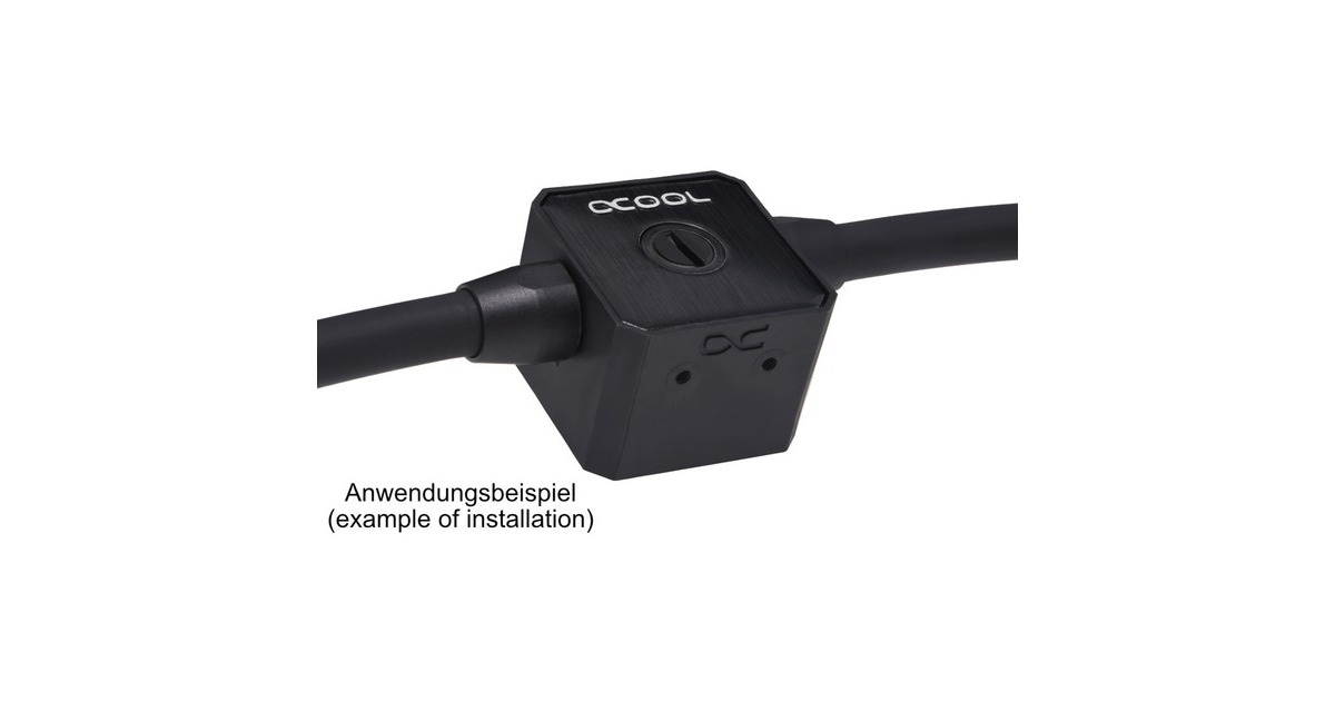 Alphacool Eisstation DC-LT - Solo Top, Adapter(schwarz, Ergänzung für DC-LT Pumpe)