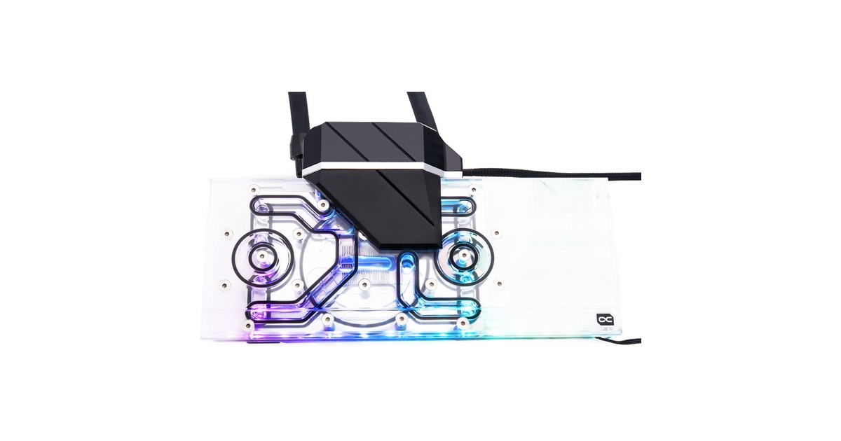 Alphacool Eiswolf 2 AIO - 360 mm Radeon RX 6800/6800XT/6900 Reference, Wasserkühlung(mit Backplate)