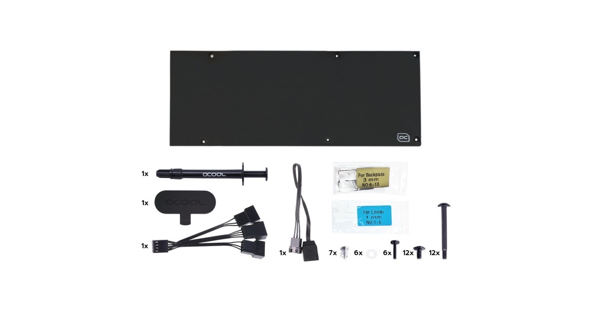 Alphacool Eiswolf 2 AIO - 360 mm Radeon RX 6800/6800XT/6900 Reference, Wasserkühlung(mit Backplate)