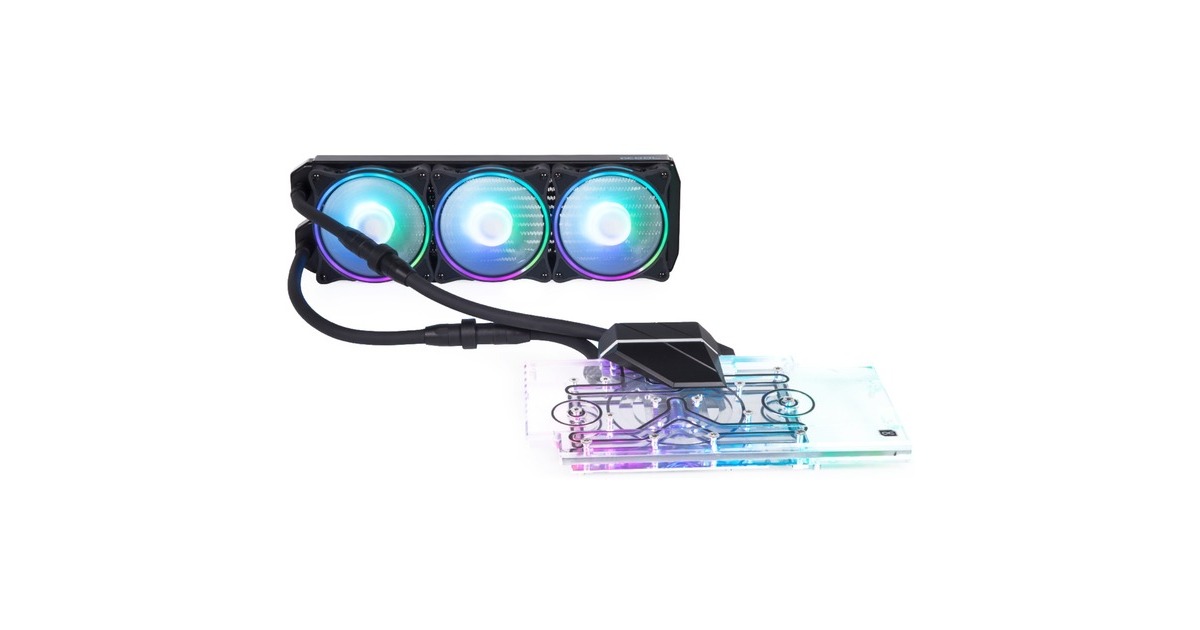Alphacool Eiswolf 2 AIO - 360mm RTX 3080/3090 ROG Strix mit Backplate, Wasserkühlung(transparent/schwarz) Alphacool Eiswolf 2 AIO - 360mm RTX 3080/3090 ROG Strix mit Backplate, Wasserkühlung(transparent/schwarz)