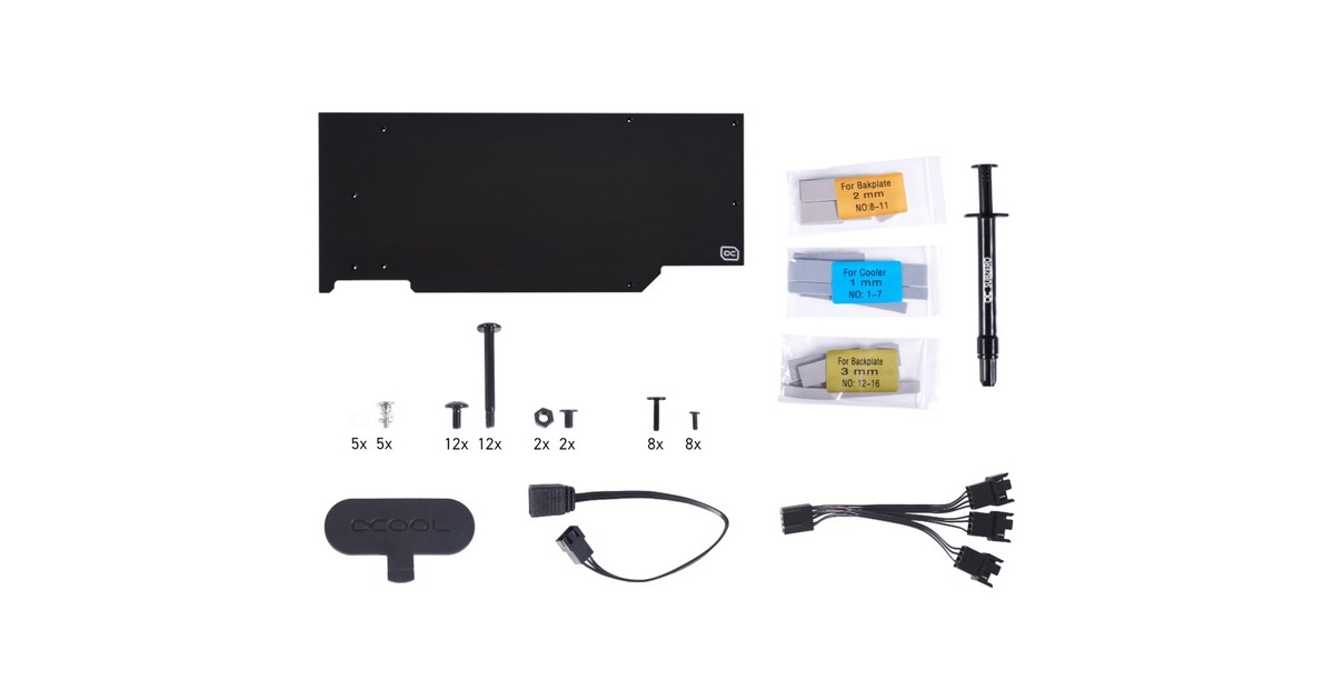 Alphacool Eiswolf 2 AIO - 360mm RTX 3080/3090 Suprim X mit Backplate, Wasserkühlung(inkl. Backplate)