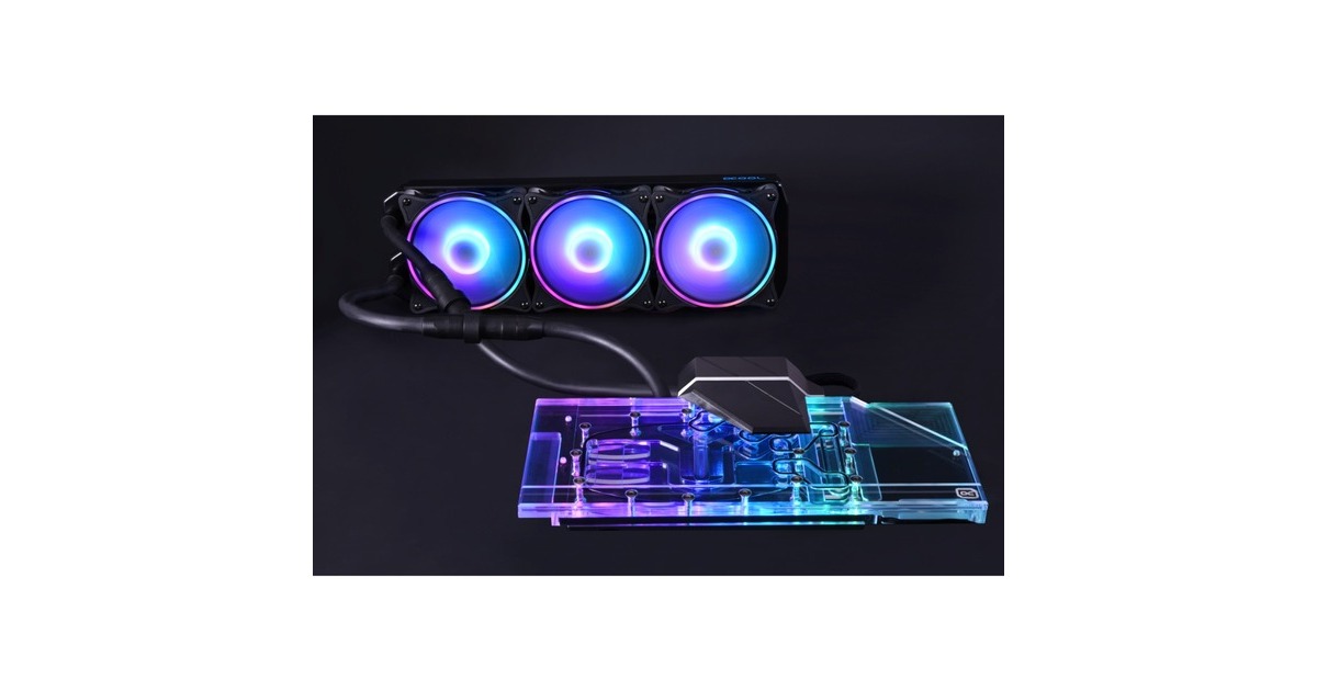 Alphacool Eiswolf 2 AIO - 360mm RTX 3080/3090 Suprim X mit Backplate, Wasserkühlung(inkl. Backplate)