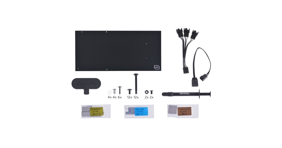 Alphacool Eiswolf 2 AIO - 360mm RTX 3080 Founders Edition, Wasserkühlung(inkl. Backplate)