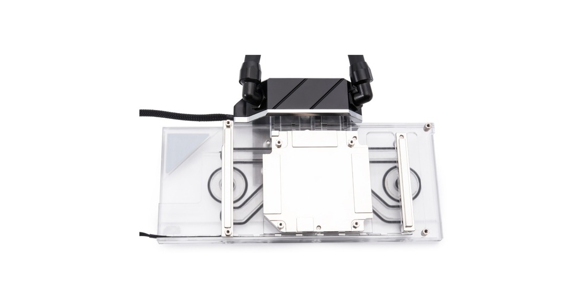 Alphacool Eiswolf 2 AIO - 360mm RTX 3090/3080 mit Backplate (Reference), Wasserkühlung(schwarz/transparent)