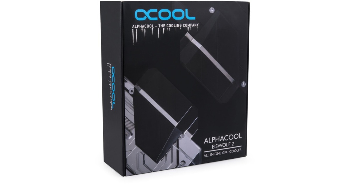 Alphacool Eiswolf 2 AIO - 360mm RTX 3090 TI Founders Edition, Wasserkühlung(schwarz/transparent, inkl. Backplate)