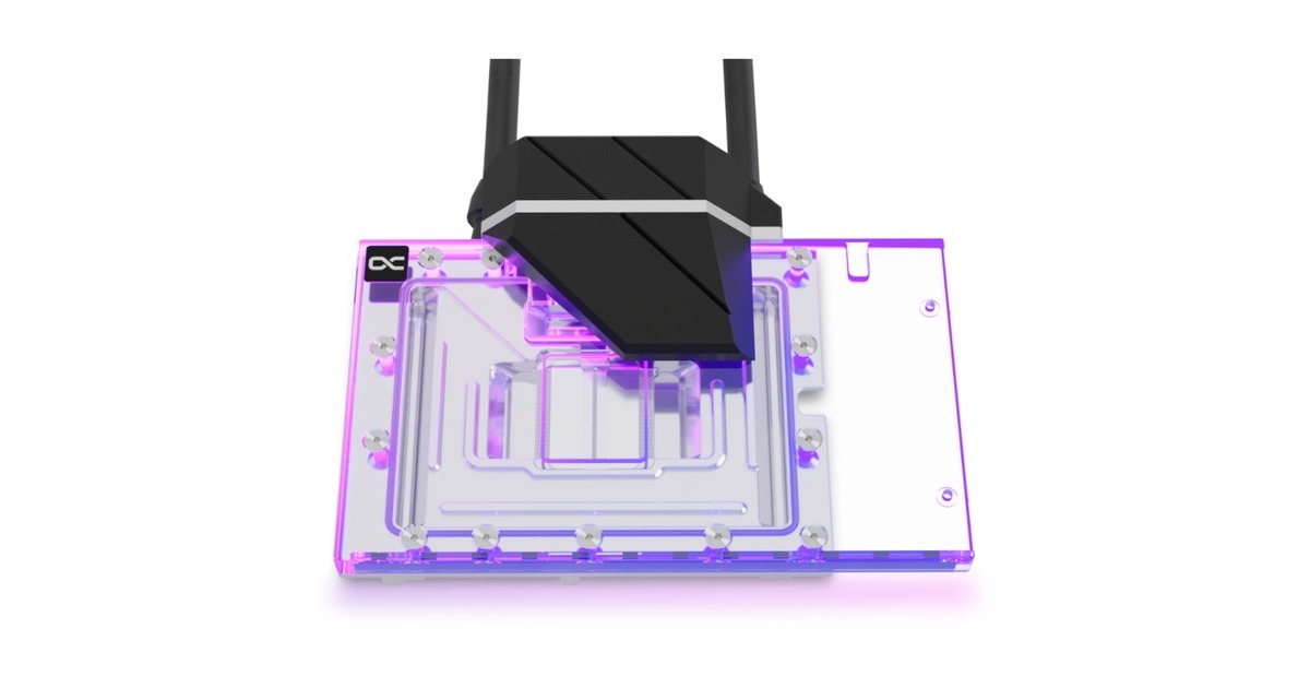 Alphacool Eiswolf 2 AIO - 360mm RTX 4080 Founders Edition, Wasserkühlung(schwarz/transparent, inkl. Backplate)