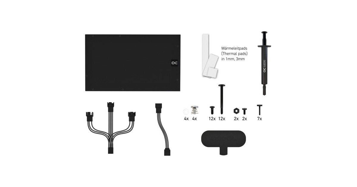 Alphacool Eiswolf 2 AIO - 360mm RTX 4080 Founders Edition, Wasserkühlung(schwarz/transparent, inkl. Backplate)