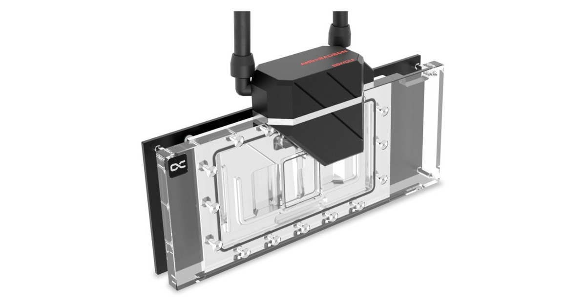 Alphacool Eiswolf 2 AIO - 360mm RX 7900XTX Reference, Wasserkühlung(schwarz/transparent, inkl. Backplate)