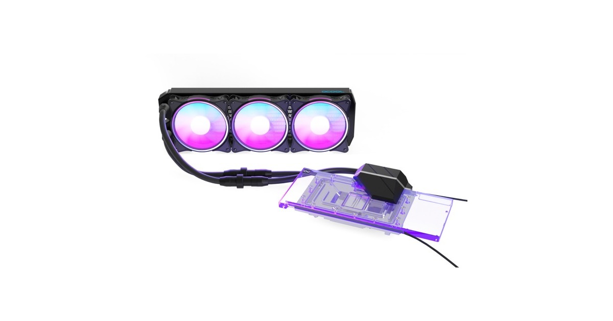 Alphacool Eiswolf 2 AIO - 360mm RX 7900XTX/XT Nitro, Wasserkühlung(schwarz/transparent, inkl. Backplate)