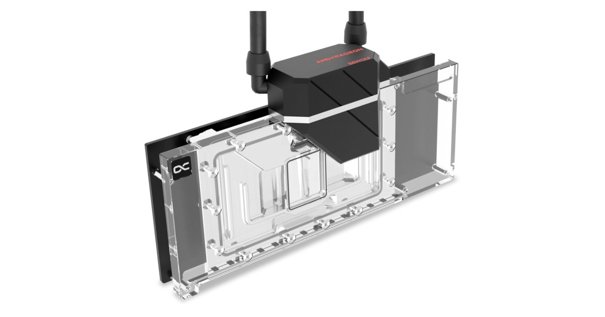 Alphacool Eiswolf 2 AIO - 360mm RX 7900XTX/XT Nitro, Wasserkühlung(schwarz/transparent, inkl. Backplate)