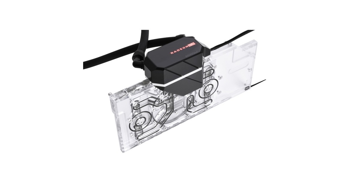 Alphacool Eiswolf 2 AIO - 360mm Radeon RX 6800XT/6900XT Nitro+, Wasserkühlung(inkl. Backplate)